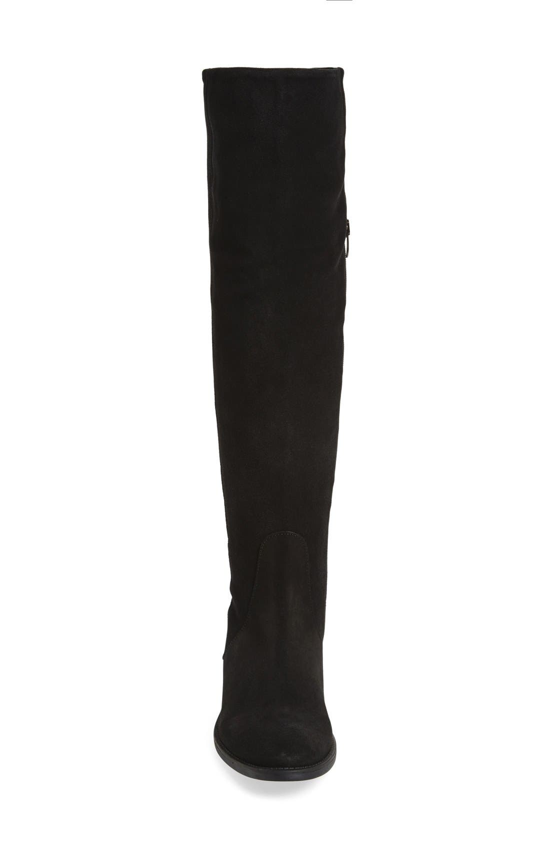 Toni Pons 'Tallin' Over-The-Knee Riding Boot, Alternate, color, Black Suede