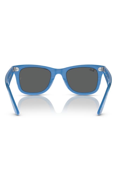 Ray Ban Ray-ban 52mm Square Sunglasses In Blue