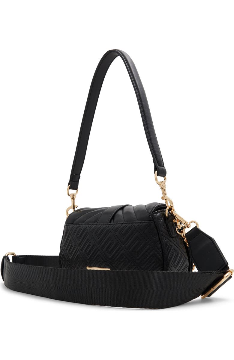 ALDO Romie Quilted Faux Leather Crossbody Bag, Alternate, color,
