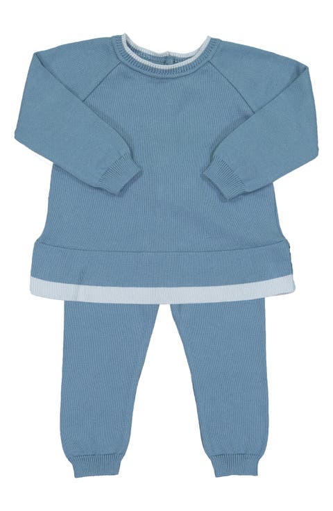 Contrast Trim Sweater & Pants Set (Baby)