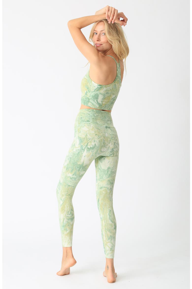 Mia Marble Racerback Sports Bra, Alternate, color, PISTACHIO