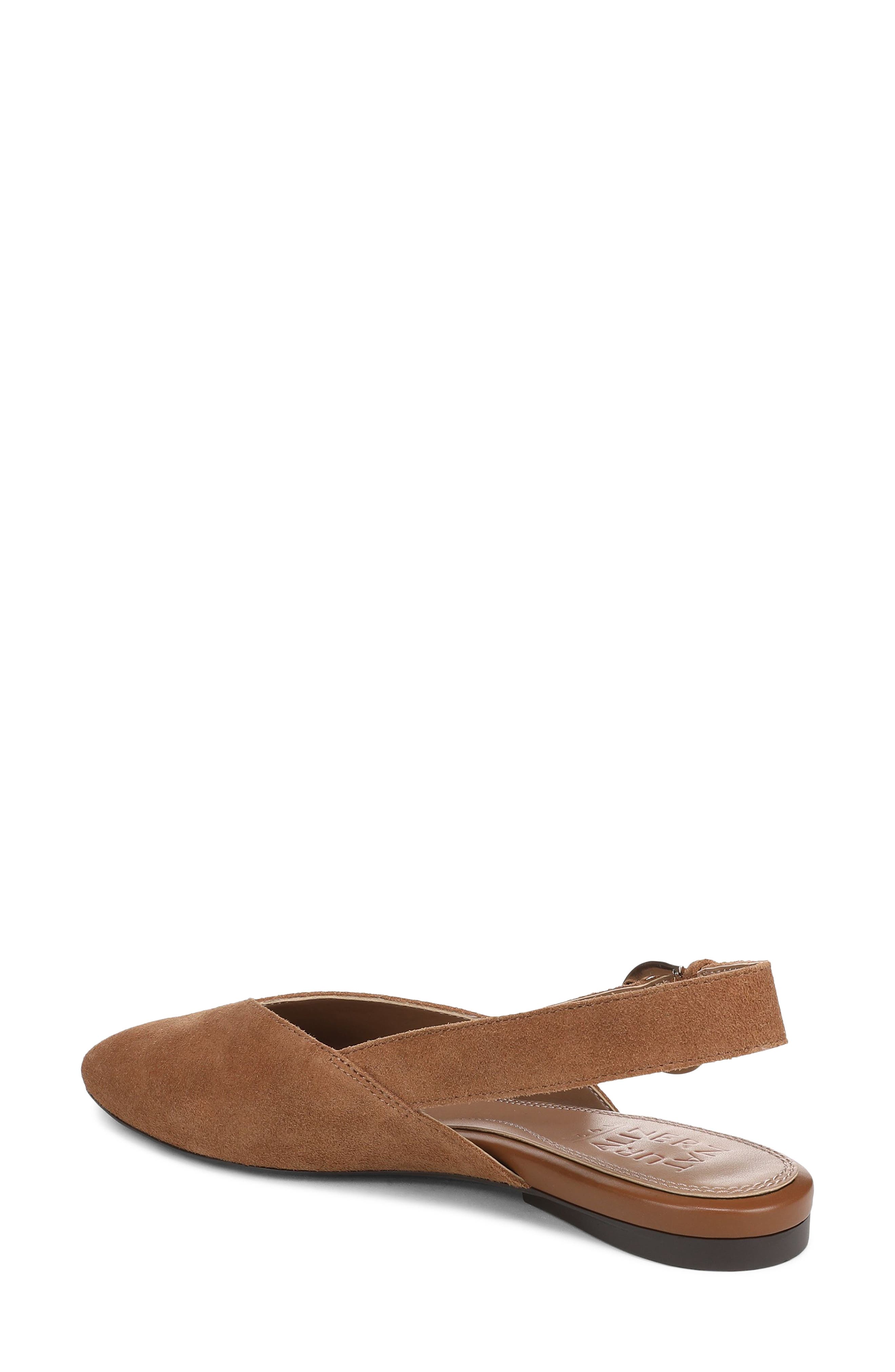 Crystal Slingback Flat, Alternate, color, WALNUT WAKE SUEDE