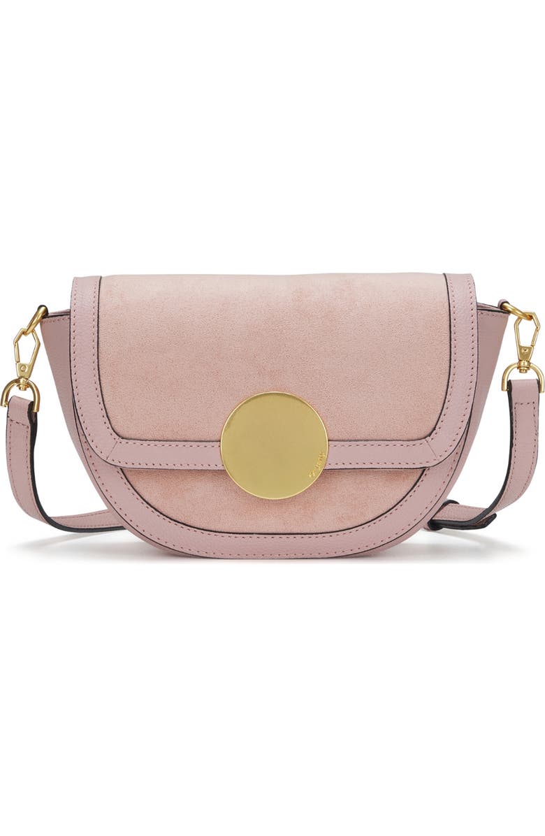 Oryany Lottie Suede Crossbody, Main, color, Vintage Pink