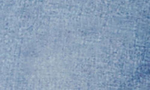 Hint Of Blu High Waist Cuff Wide Leg Jeans In Blue