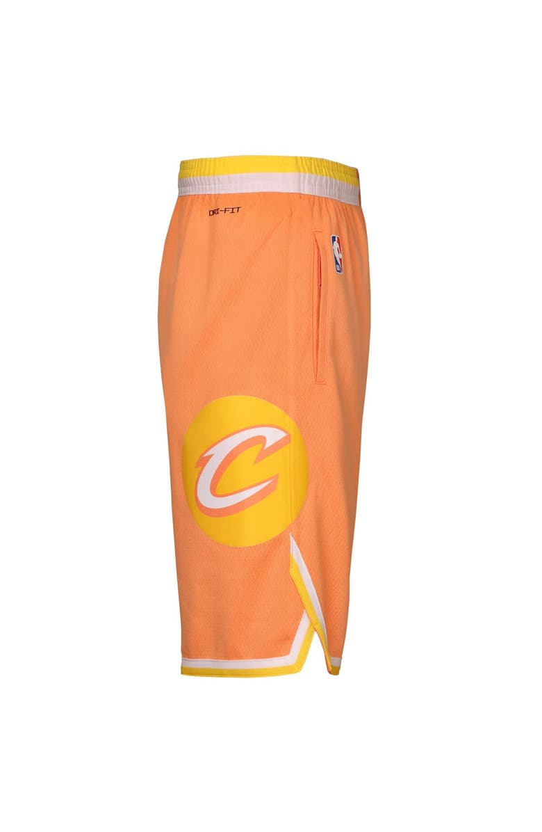 Nike Youth Nike Orange Cleveland Cavaliers 2025/26 City Edition Swingman Performance Shorts, Alternate, color, Orange