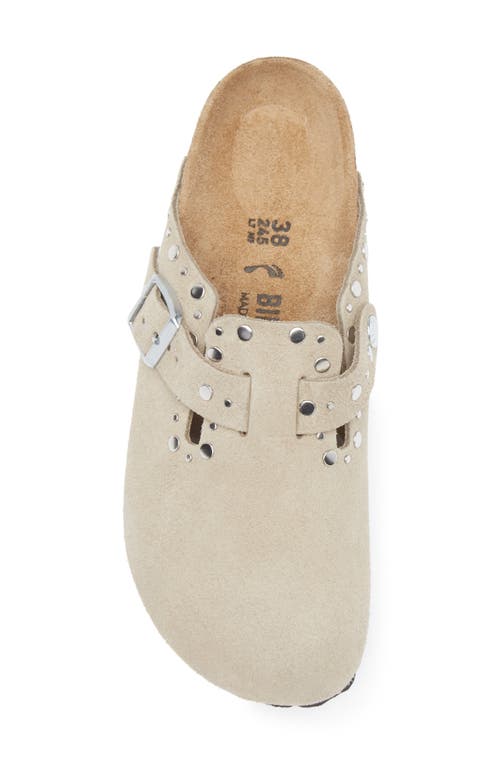 Birkenstock Boston Rivets Clog In Brown