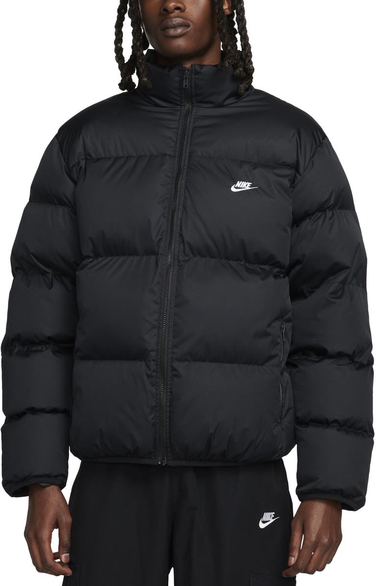 Nike Club Water Repellent PrimaLoft<sup>®</sup> Insulated Puffer Jacket, Main, color, 