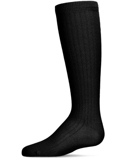 Chain Stitch Knee High Socks