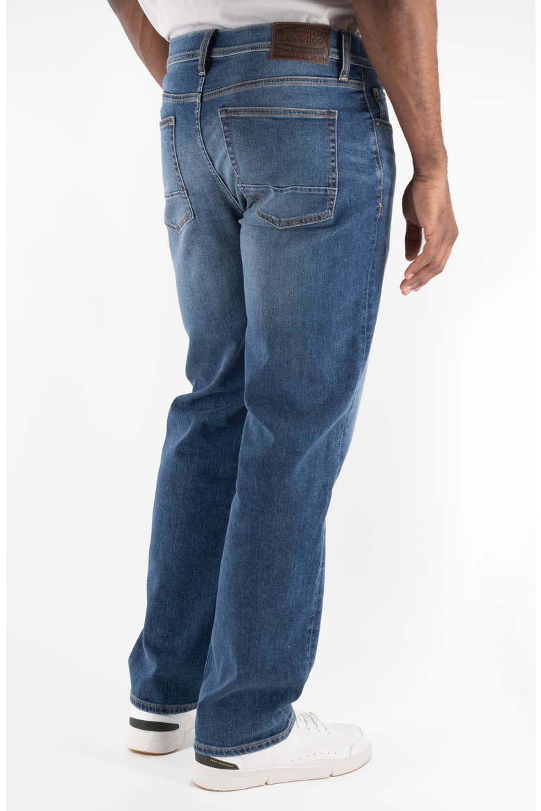 Relaxed Straight Leg Stretch Jeans (Nordstrom Exclusive), Alternate, color, BRYSON CITY
