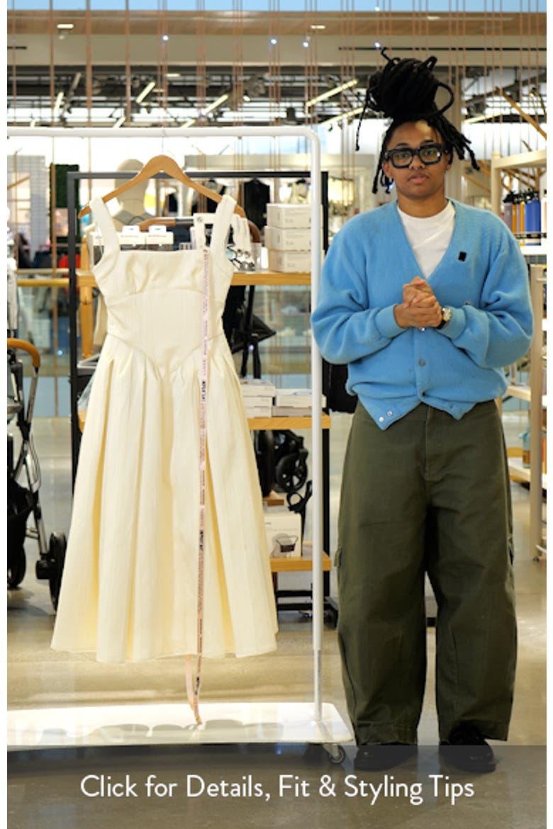 Isabeau Voluminous Fit & Flare Midi Dress video