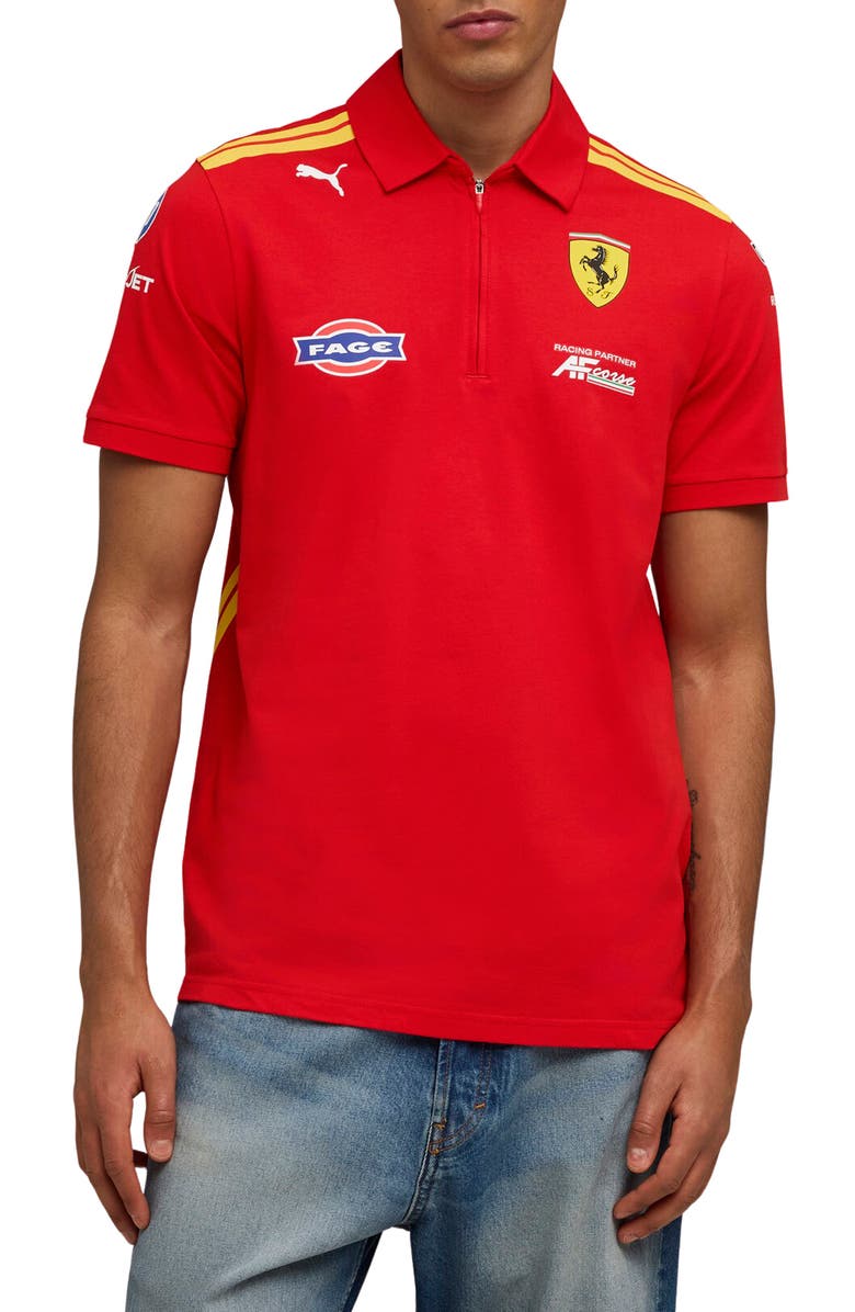 PUMA Ferrari Hypercar Replica Polo, Main, color, Puma Red
