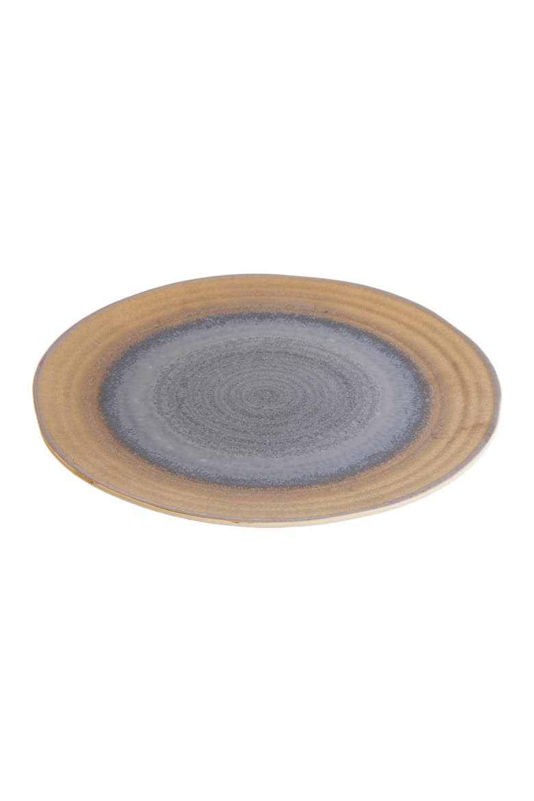 Akita Stoneware 4-Piece Dinner Plate Set, Main, color, Copper