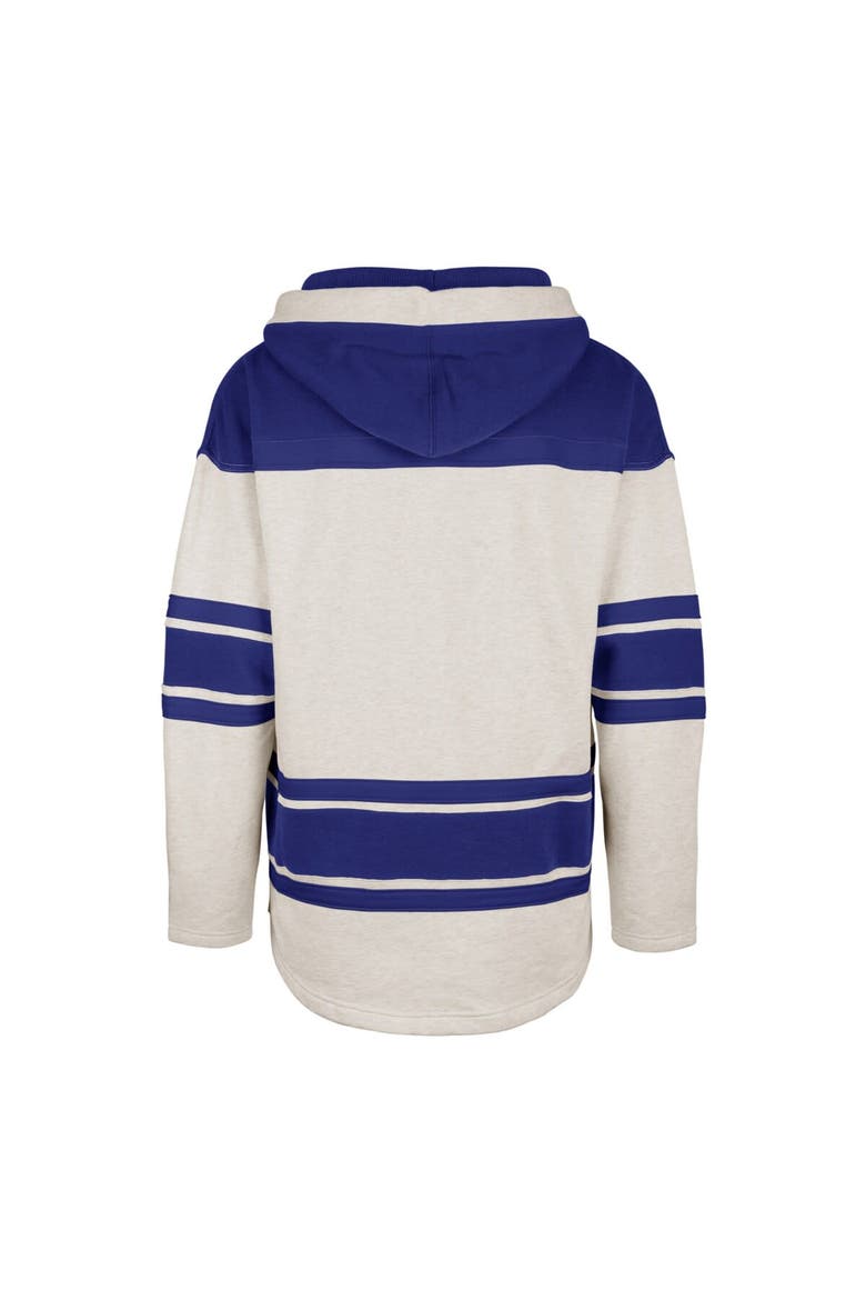 Men's '47 Oatmeal Tampa Bay Lightning Rockaway Lace-Up Pullover Hoodie, Alternate, color, Oatmeal