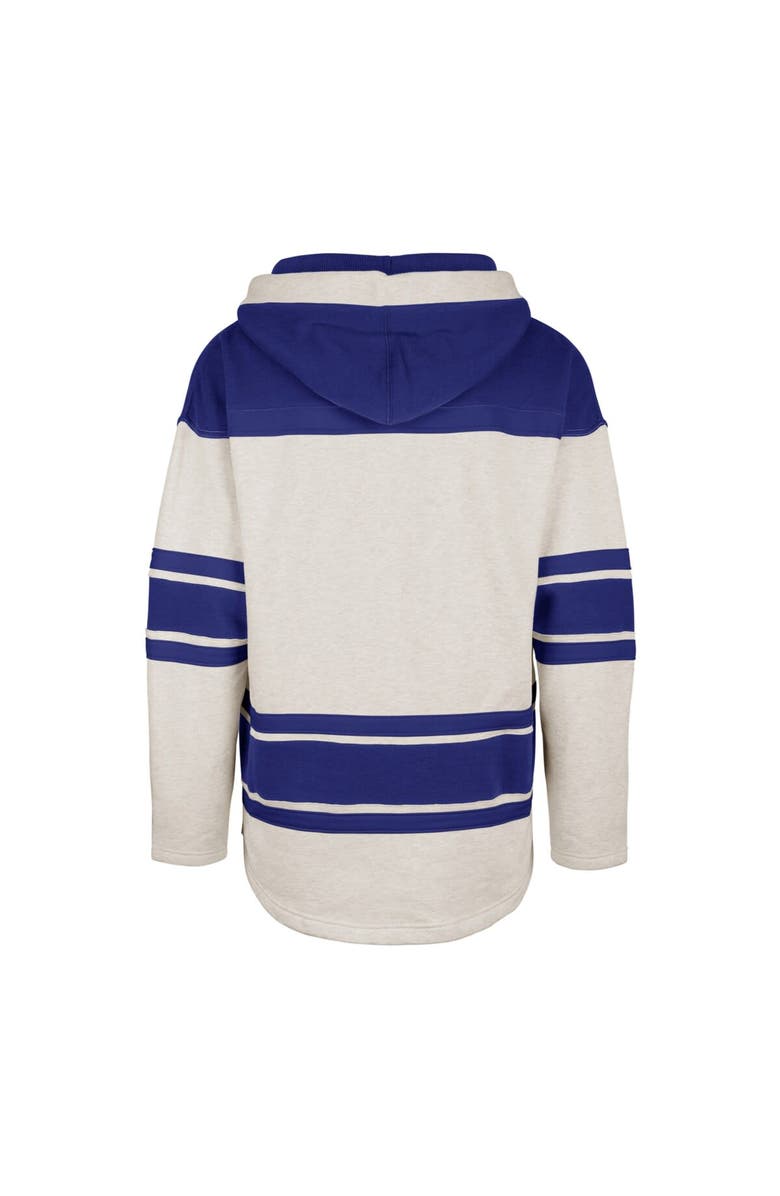 '47 Men's '47 Oatmeal Tampa Bay Lightning Rockaway Lace-Up Pullover Hoodie, Alternate, color, Oatmeal