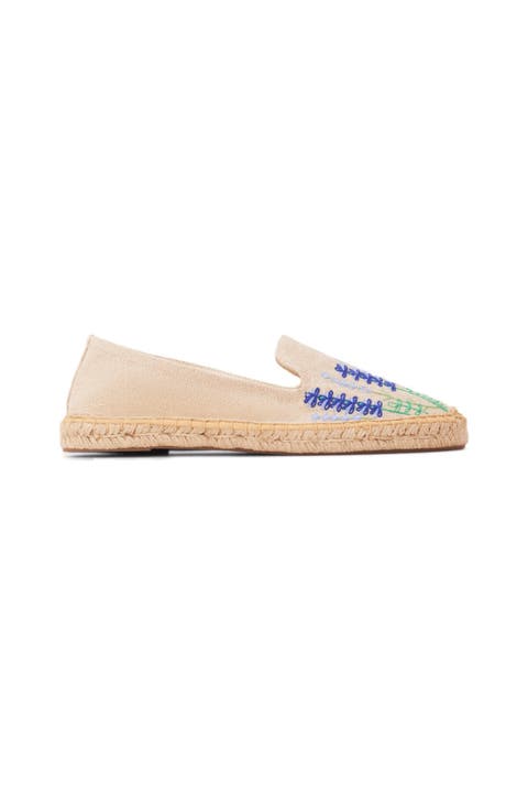 The Smoking Embroidery Espadrille