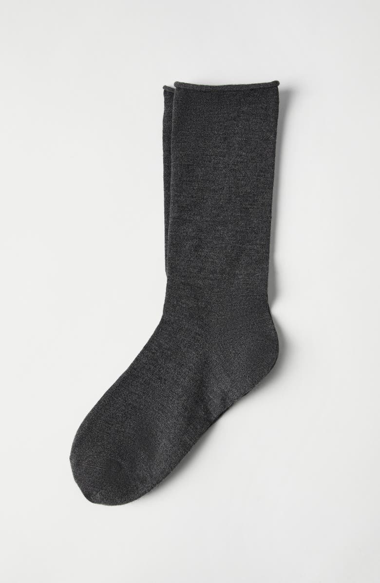 Brunello Cucinelli Cashmere knit socks, Alternate, color,
