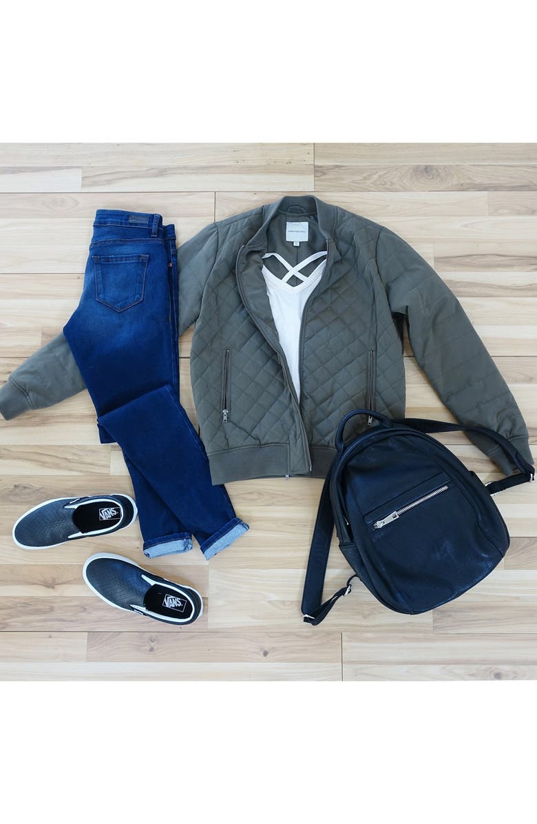 Socialite Cross Front Tee, Main, color, 