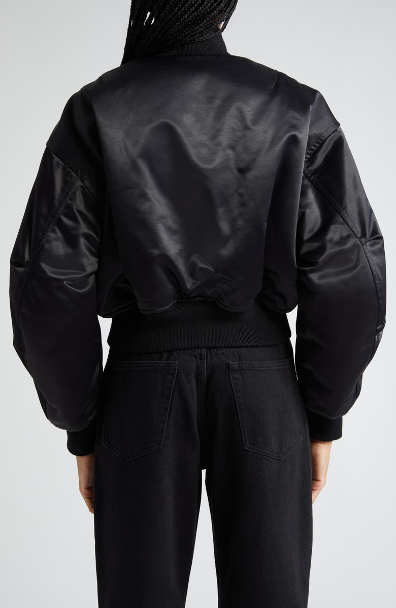 Alexander Wang Sateen Bomber Jacket, Alternate, color, 