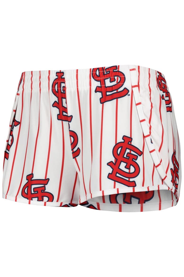 Women's Concepts Sport White St. Louis Cardinals Reel Allover Print Tank Top & Shorts Sleep Set, Alternate, color, White
