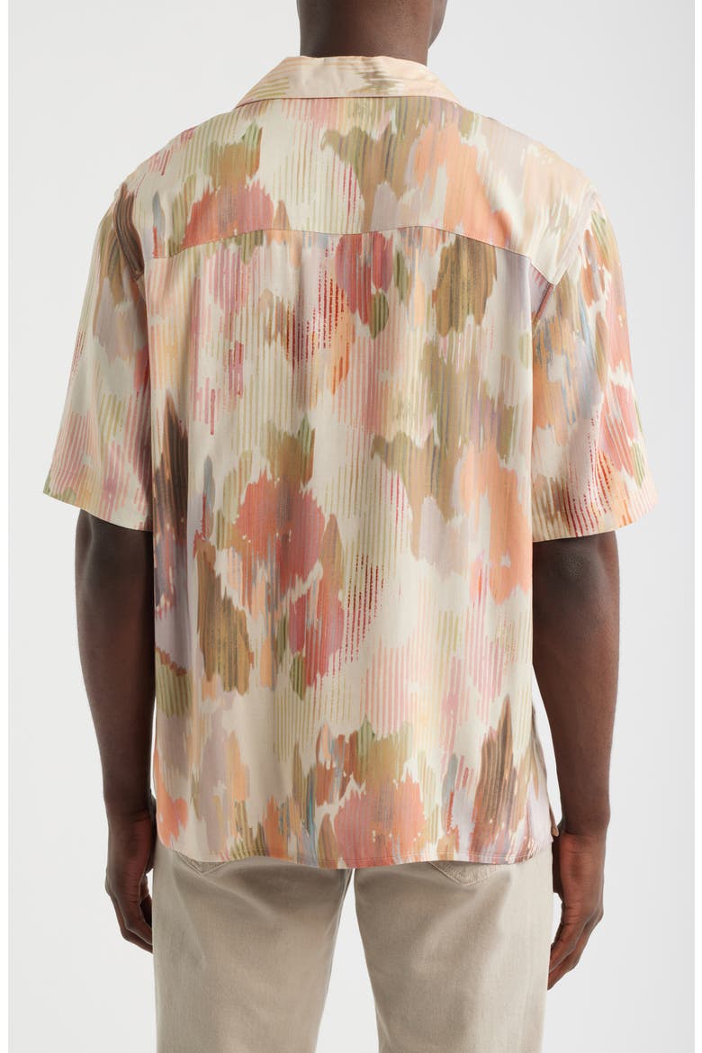 Didcot Corrigated Floral Camp Shirt, Alternate, color, PASTEL MULTI