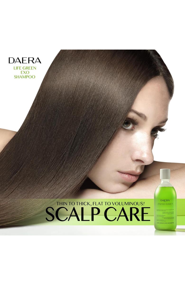 DAERA Life Green Exo Shampoo for Thinning Hair Thickening, 10.24 fl oz, Alternate, color, Green