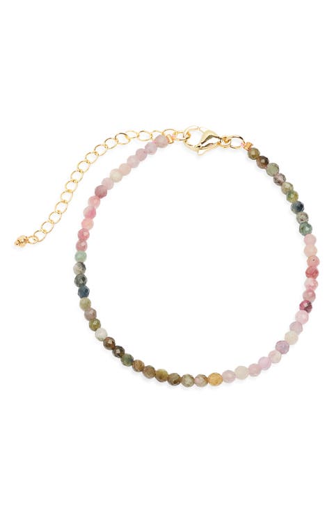 Farrah II Petite Rainbow Tourmaline Bracelet