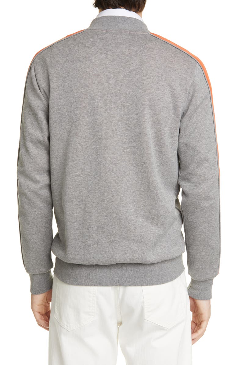 Eleventy Trim Fit Stripe Track Jacket, Alternate, color, 