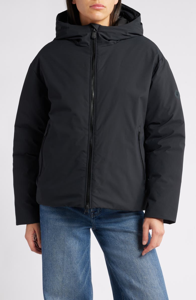 Save The Duck Aveline Water Repellent Quilted Coat, Main, color, 