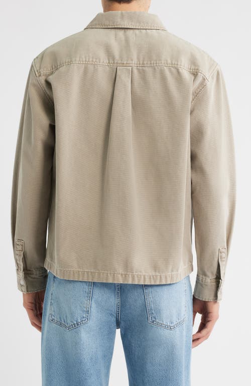 Frame Canvas Chore Coat In Green