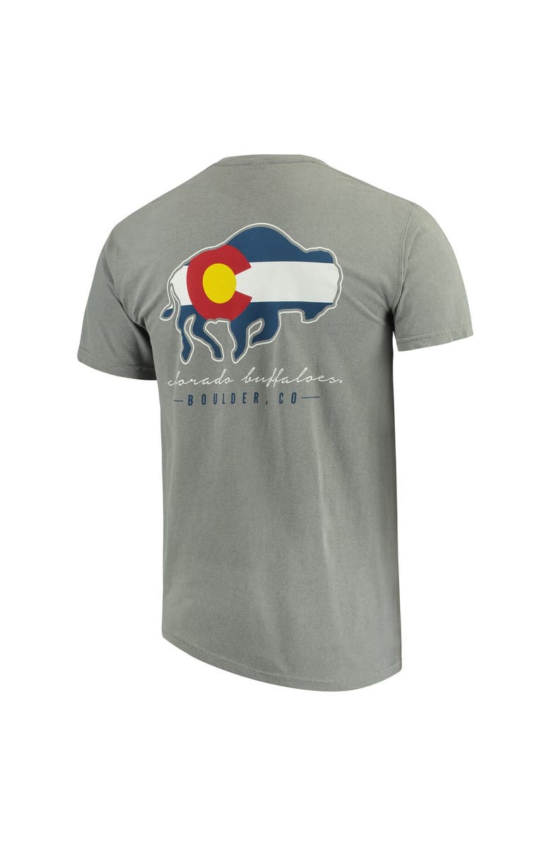 IMAGE ONE Men's Gray Colorado Buffaloes Local Comfort Color T-Shirt, Alternate, color, Gray
