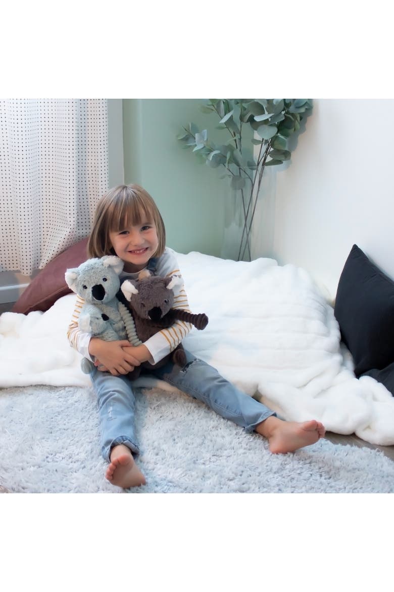 Koala Mom & Her Baby - Secret Keeper Plush Toy, Eco-Friendly, Soft & Washable, Alternate, color, Grey