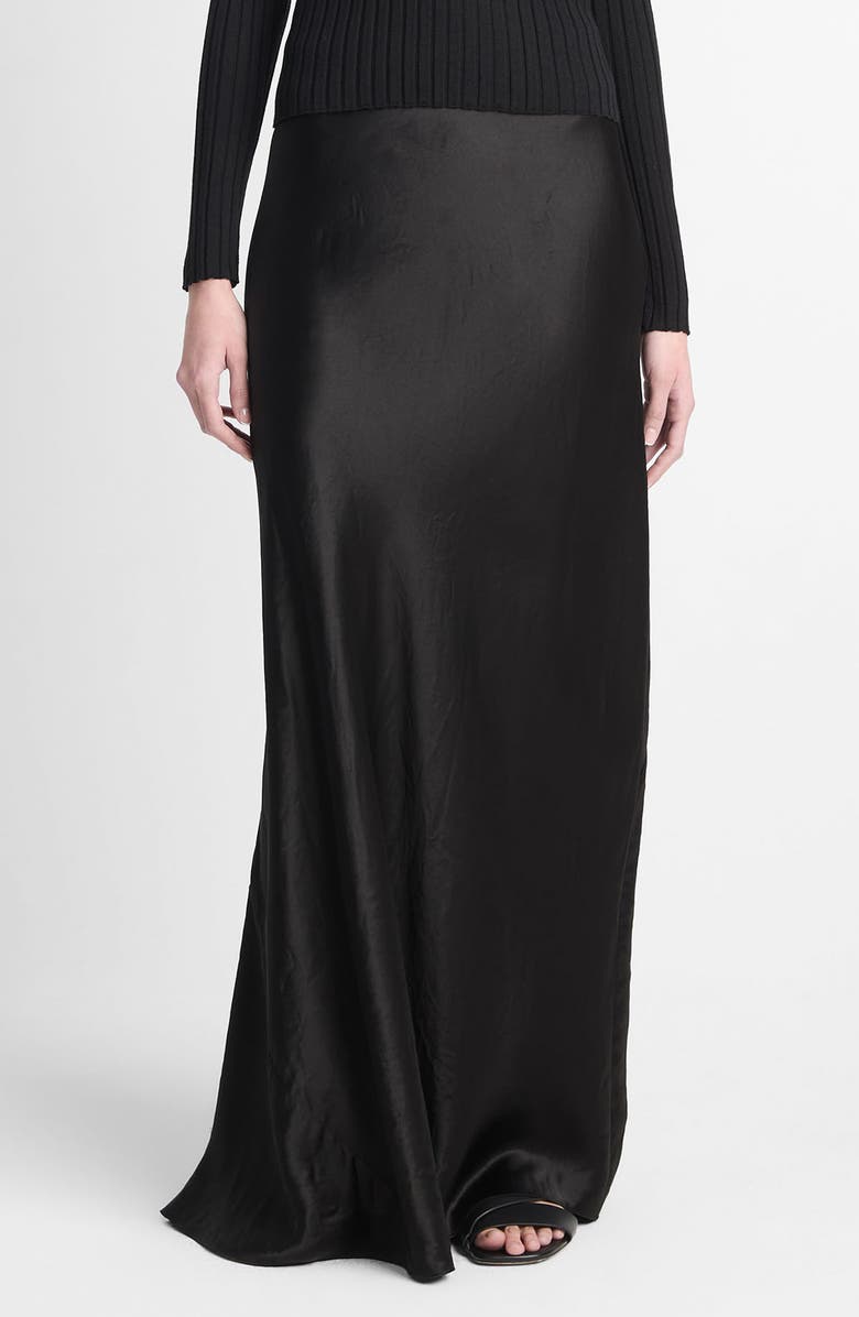 Vince Satin Maxi Skirt, Main, color, 