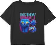 KPop Demon Hunters Girls' Supernatural Happy Derpy Cropped T-Shirt