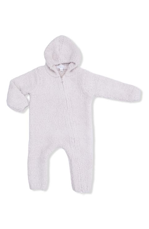 Kids' Hooded Fleece Romper