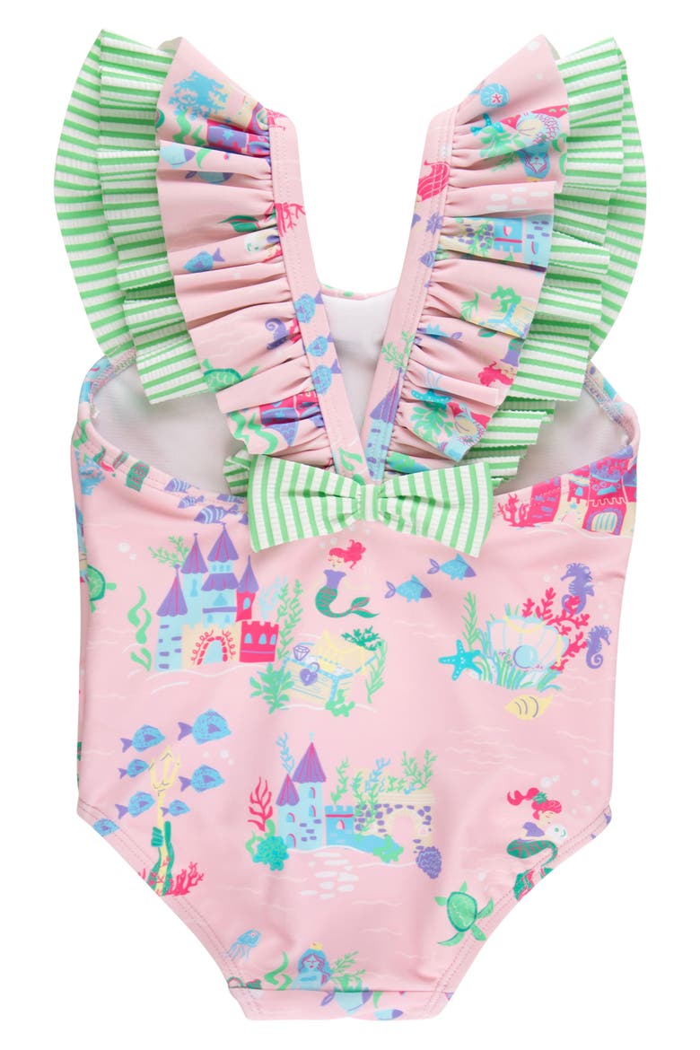 Kids' Magic Mermaid One-Piece Swimsuit, Alternate, color, PINK