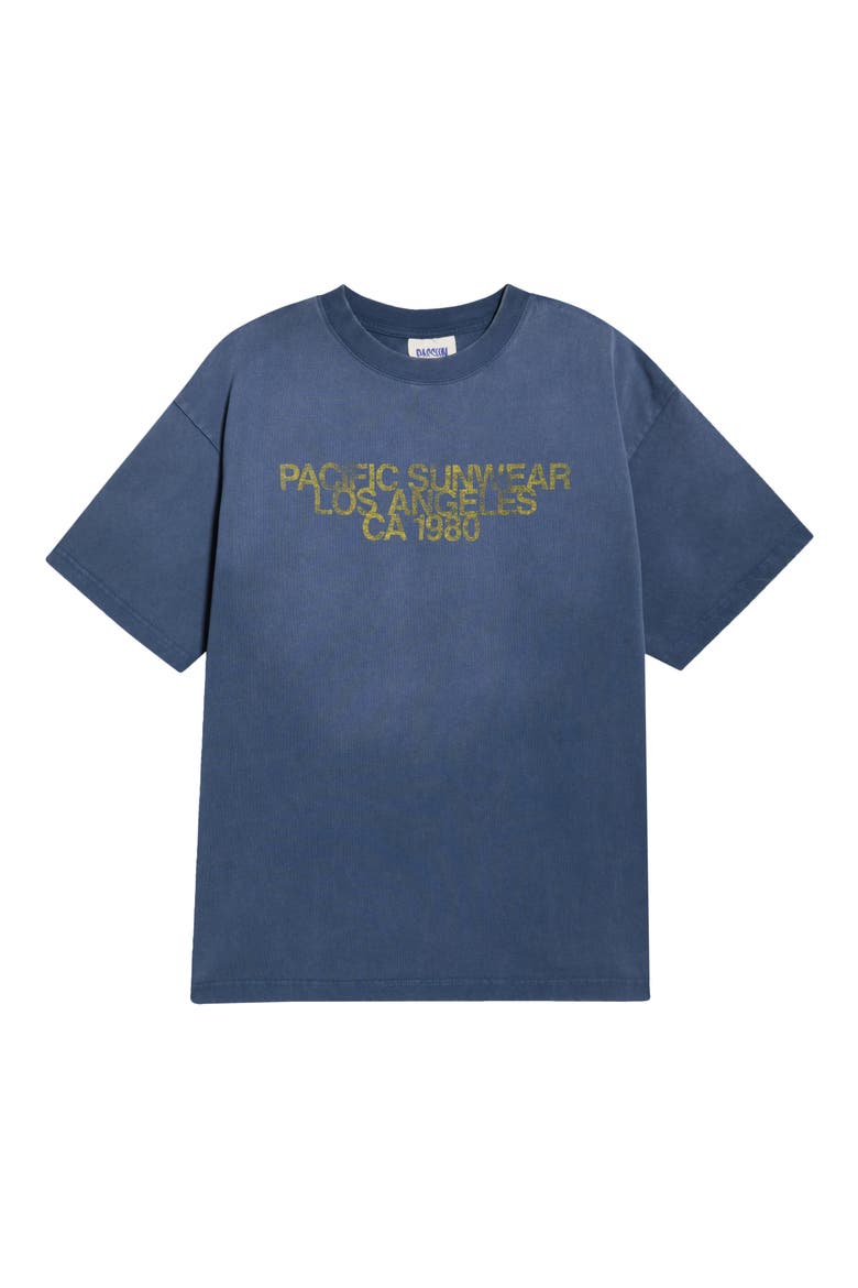 Faded PSG Graphic T-Shirt, Alternate, color, NAVY