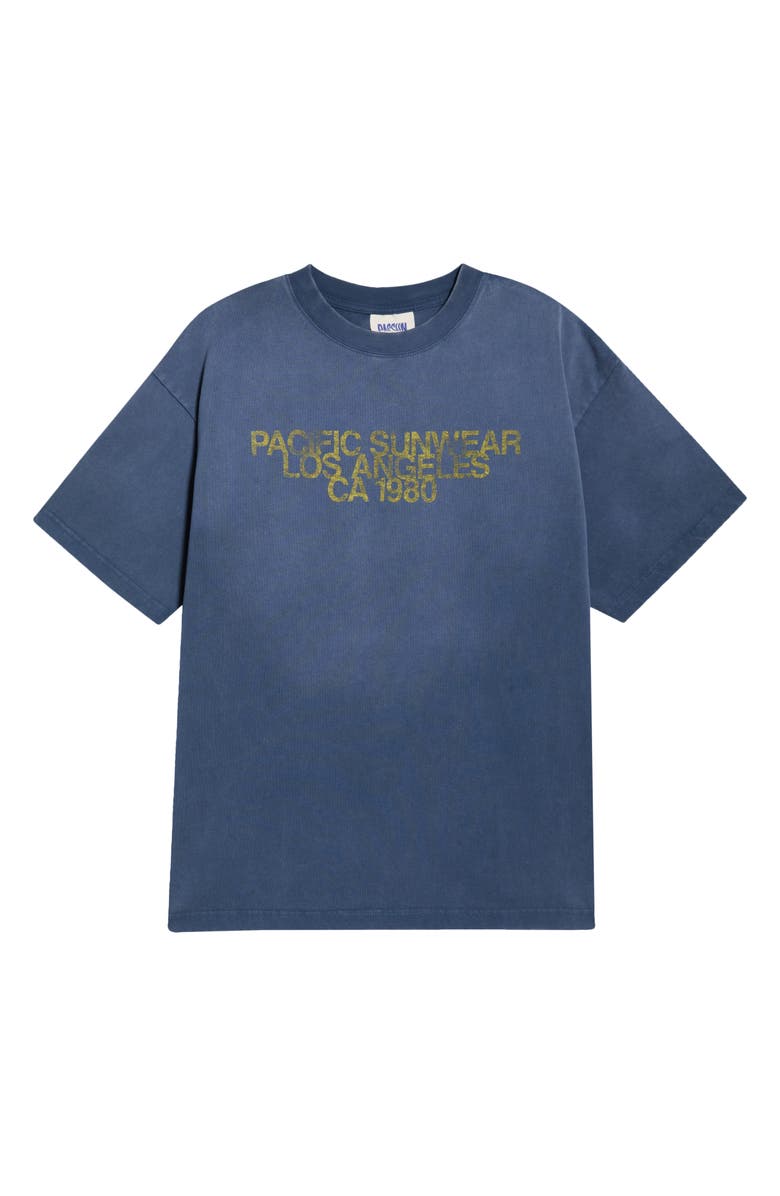 PacSun Faded PSG Graphic T-Shirt, Main, color, Navy