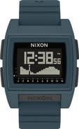 Nixon Base Tide Pro Digital Silicone Strap Watch, 42mm