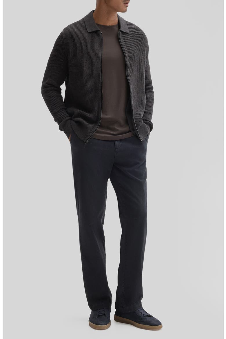 Gregorio Full Zip Cardigan Sweater, Alternate, color, ESPRESSO
