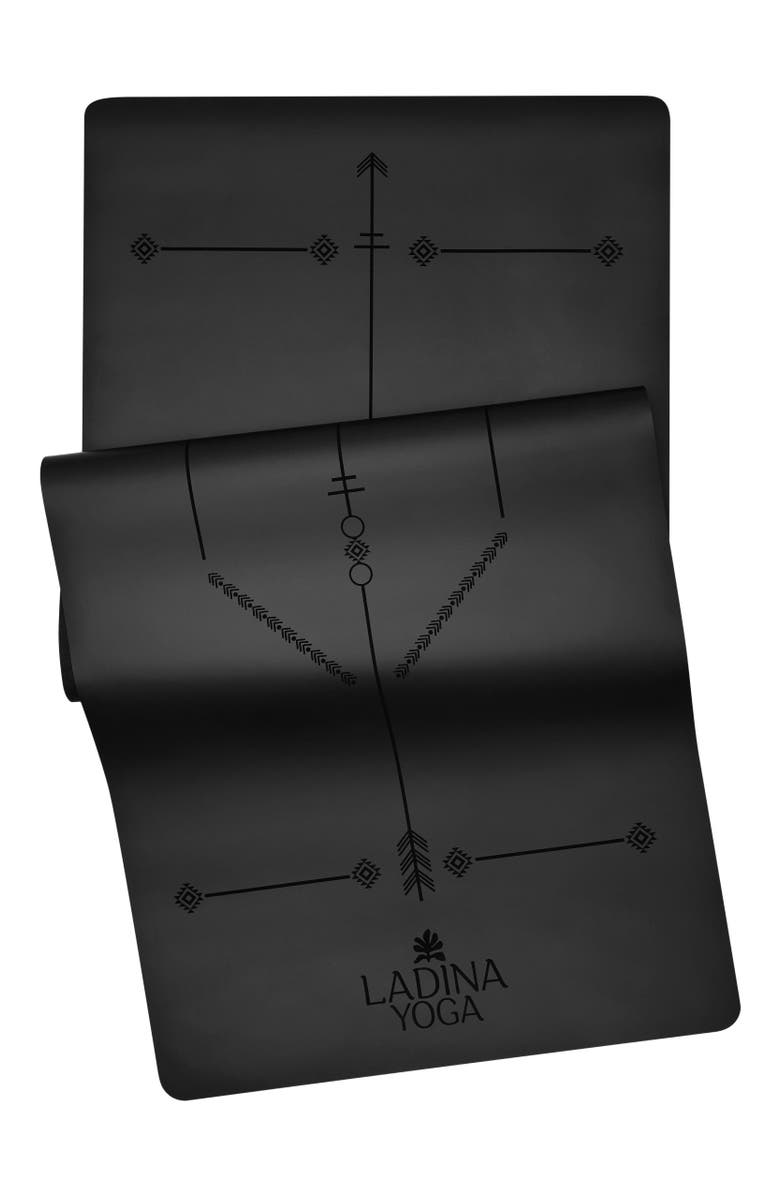 Zanatany Concepts Sustainable Yoga Mat, Alternate, color, Black