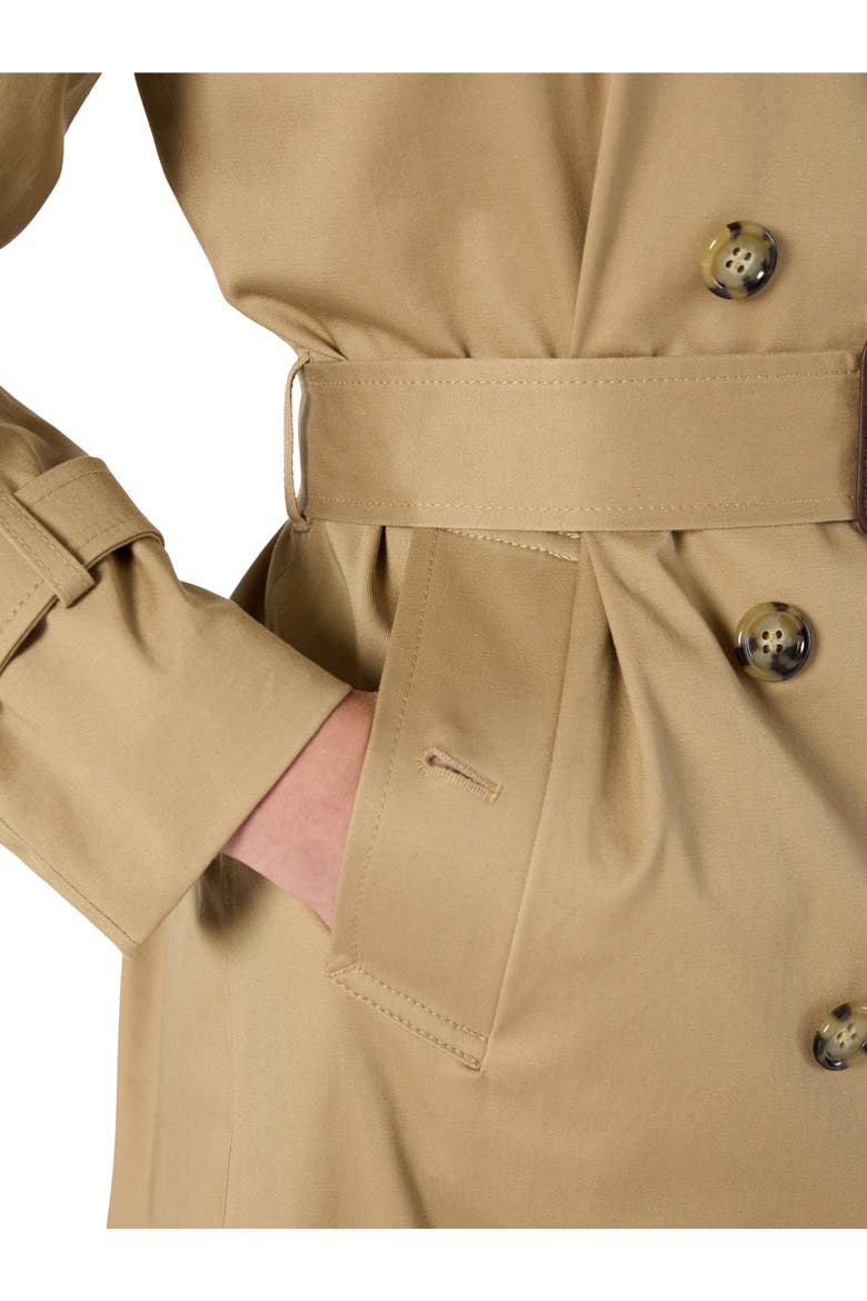 Serge Belted Trench Coat, Alternate, color, Beige