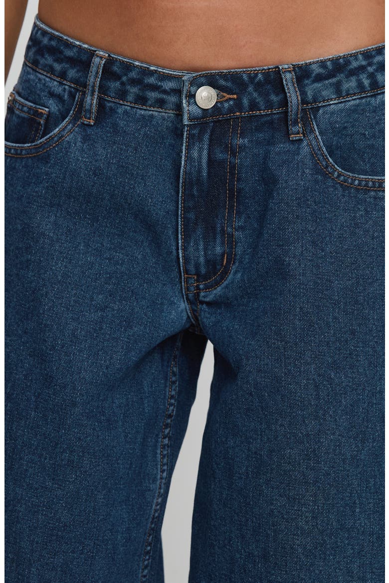Ramos Low Rise Wide Leg Jeans, Alternate, color, DARK BLUE WASH