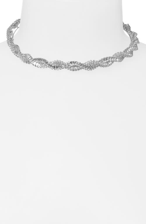 Tasha Cubic Zirconia Twisted Choker Necklace
