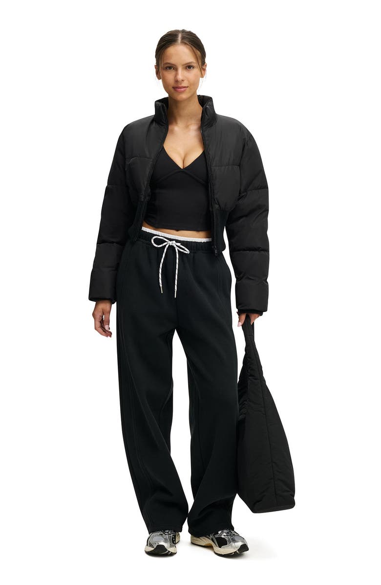 COTTON ON BODY Women's Active The Mother Puffer Contour Jacket, Alternate, color, Black