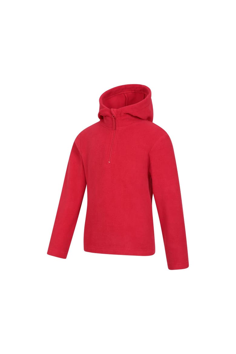 Childrens/Kids Camber II Fleece Hoodie, Alternate, color, Dark Red