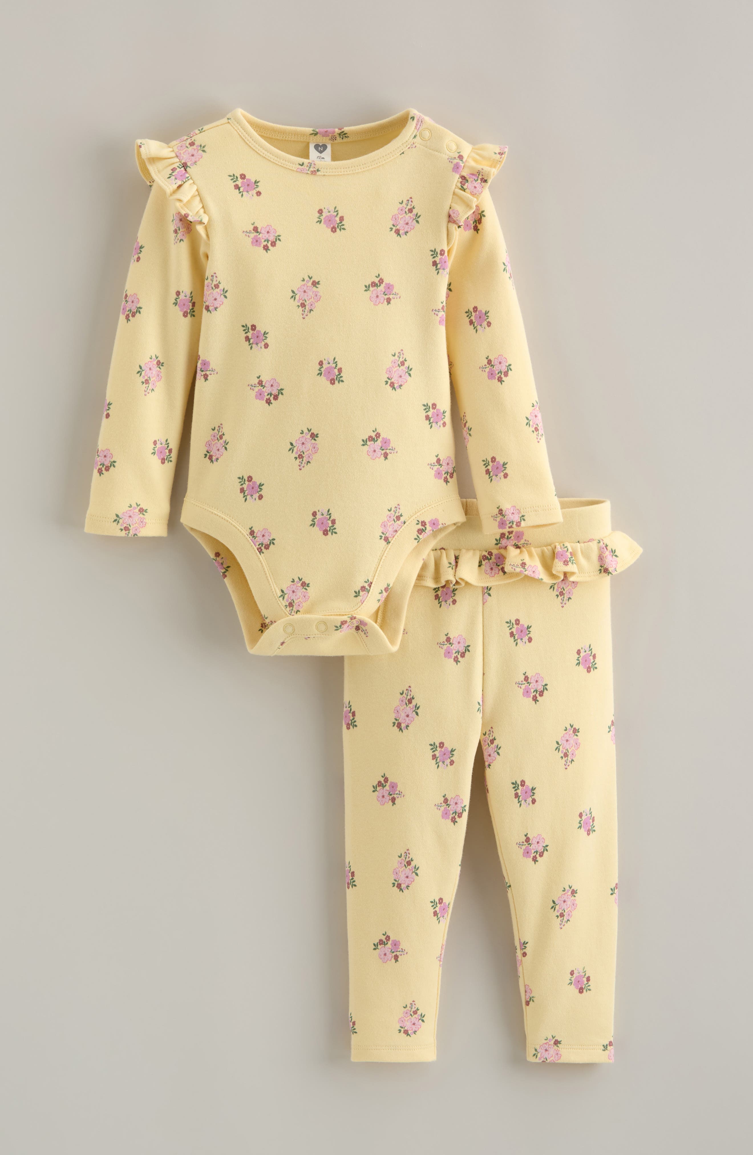 selected YELLOW CLOVER CLUSTERED DITSY