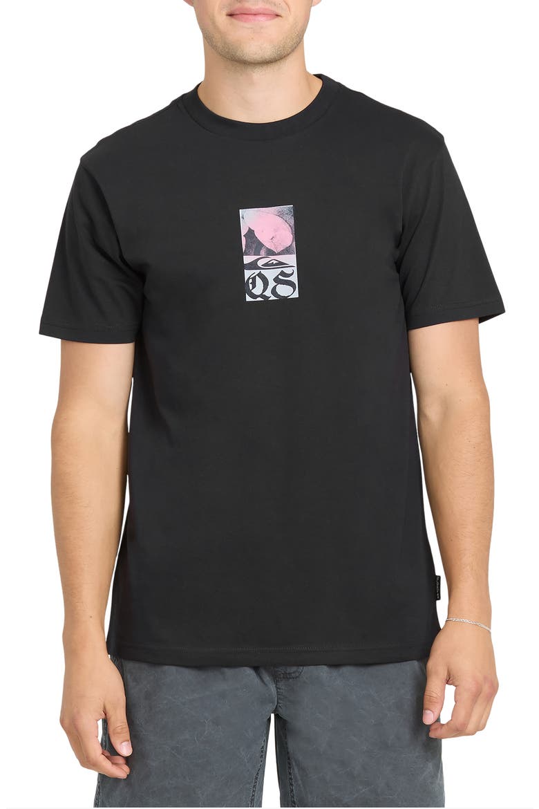 Gothic Flowers MT0 Graphic T-Shirt, Main, color, BLACK