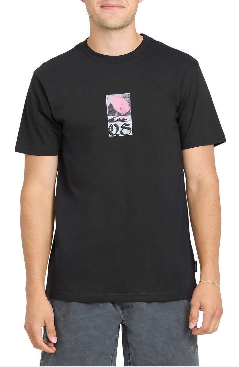 Quiksilver Gothic Flowers MT0 Graphic T-Shirt, Main, color, 