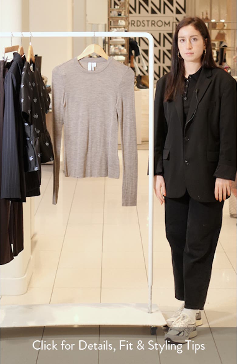 Sheer Wool Sweater, sales video thumbnail