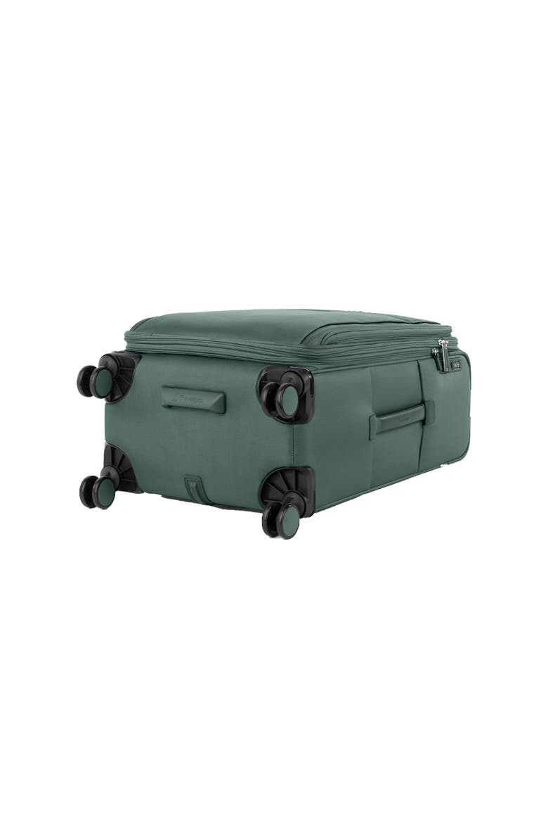 Versapack + Lightweight Softside Expandable 25" Medium Checked Spinner Luggage, Alternate, color, Desert Sage